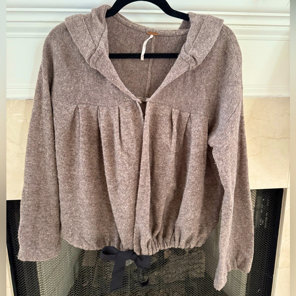 Fun and Fabulous Free People Cinched Cardigan with LOT’S of life left to live!
